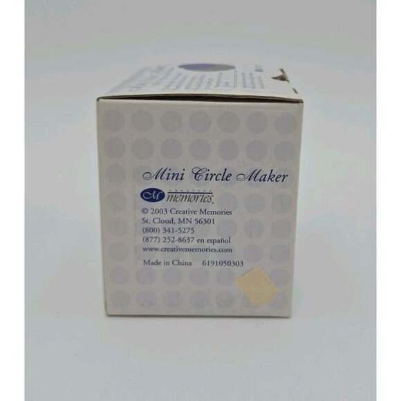 Creative Memories Mini Circle Maker 3/4 Inch And 1 inch Circles Preowned - Picture 5 of 11
